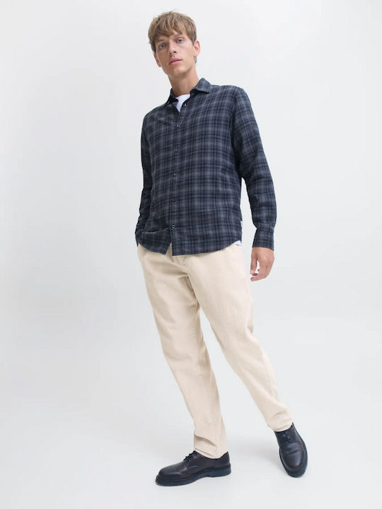 Jrebkenni Trousers in Relaxed Fit Beige