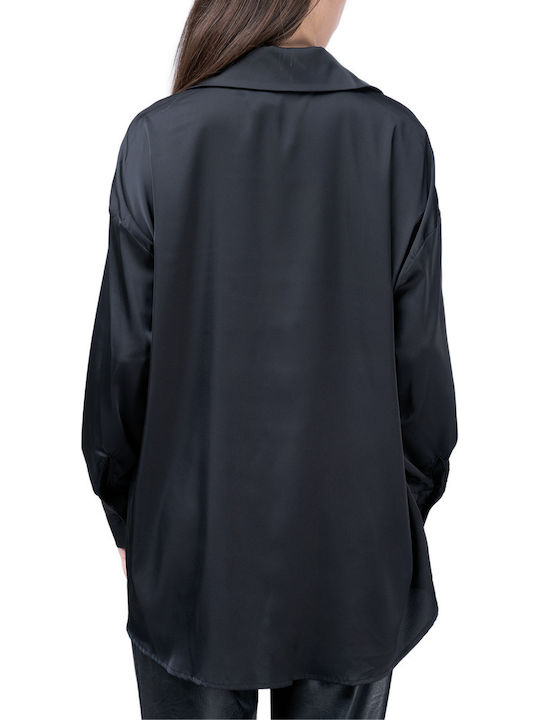 MY T Γυναικείο Πουκάμισο Black