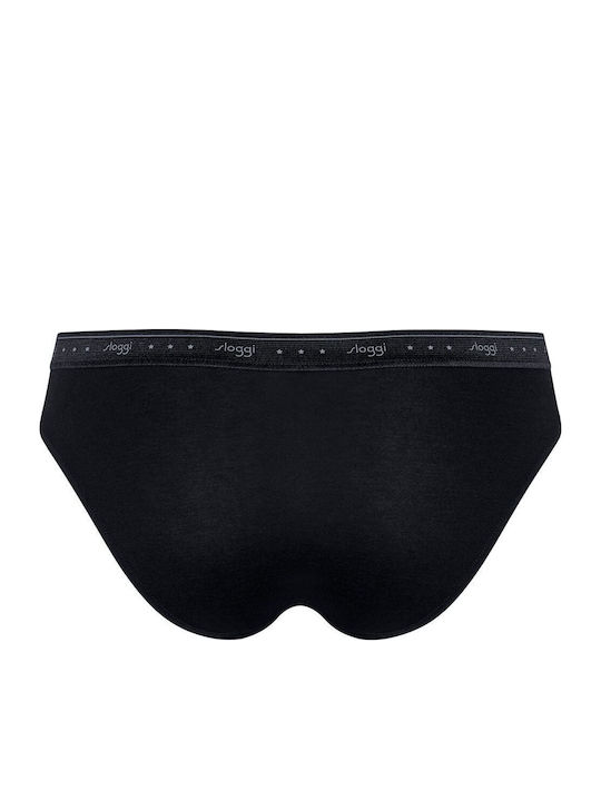 24/7 100 Mini Damen Slip Schwarz