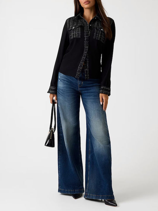Women's Long Sleeve Shirt Black