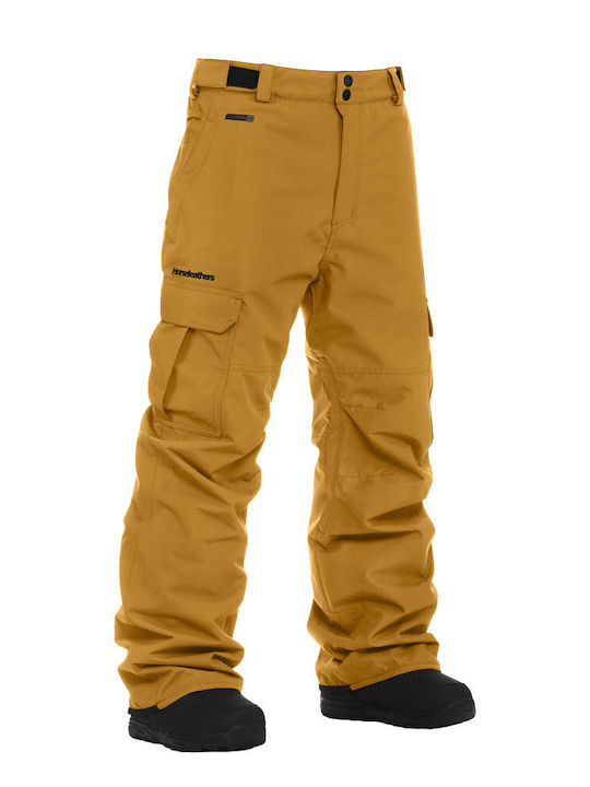 Horsefeathers Rowen OM316M Men's Trousers for Ski & Snowboard Gold