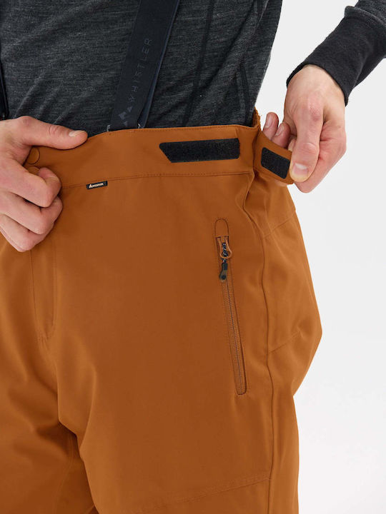 Whistler W233208-5086 Men's Trousers for Ski & Snowboard Brown