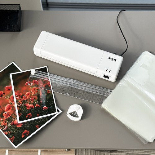 Izoxis Desktop Laminator for A4 250 Microns with Cutter