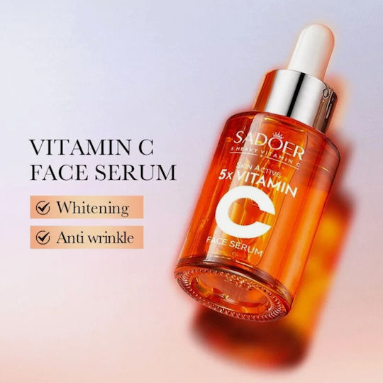 Sadoer 5x Vitamin C Hautpflege-Set für Aufhellung Anti-Aging & Feuchtigkeitsspendend 6Menge