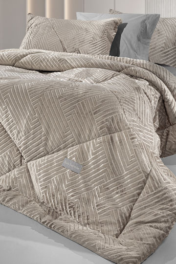 Guy Laroche Κουβερτοπάπλωμα Υπέρδιπλο 220x240εκ. York Natural 530 GSM