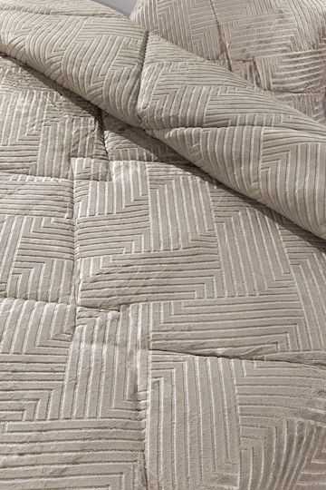 Guy Laroche Κουβερτοπάπλωμα Υπέρδιπλο 220x240εκ. York Natural 530 GSM