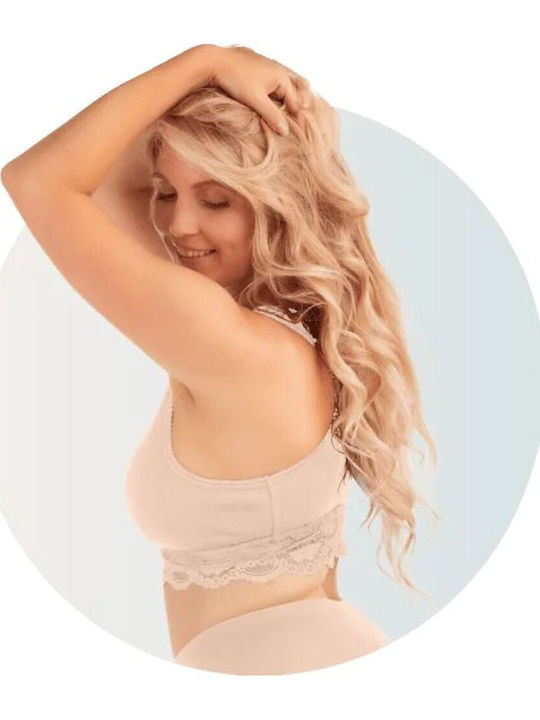 Carriwell Organic Maternity & Nursing Bra Wrapped Beige
