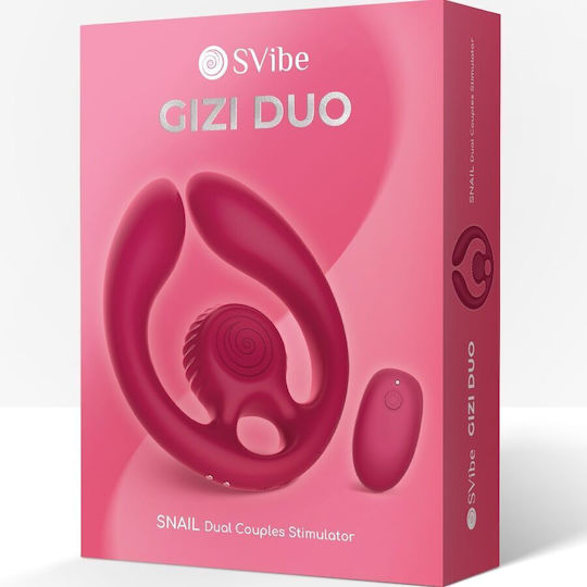 Snail Vibe Двойна Вибратор с Дистанционно Управление