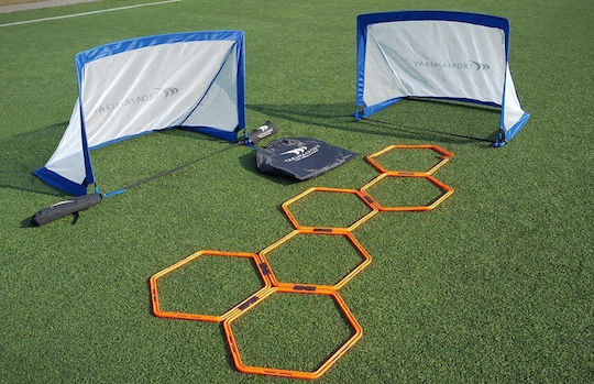 Yakimasport Τέρματα Ποδοσφαίρου 120x80cm Σετ 2τμχ