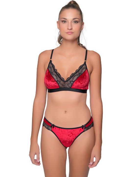 Women's Brazil with Lace Ruby