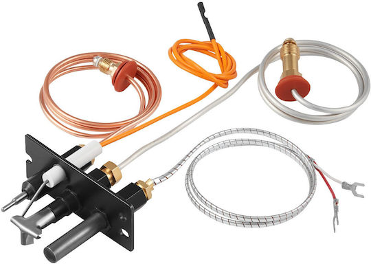 Vevor Gas Pilot Assembly Oe 485-510a 4021-736 2103-010 Gas Fireplace Pilot Assembly Kit Natural Gas Ignition Replacement Compatible Models Quadra-fire Heat & Glo Heatilator Black