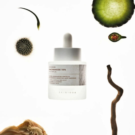Skin1004 Niacinamide 10% Soothing & Moisturizing Ampoule Face Serum with Centella Asiatica & Niacinamide for Brightening & Dark Spots 30ml