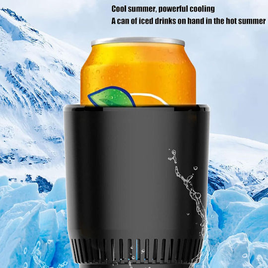 Car Cup Holder Mounting Type for Console with 1 Slot in Black Color