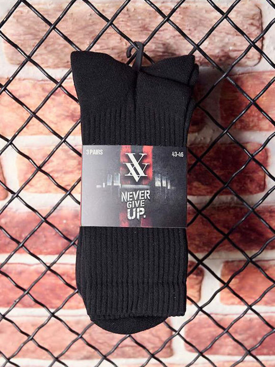 Vtex Socks Тенис Чорапи Черни 3 чифта