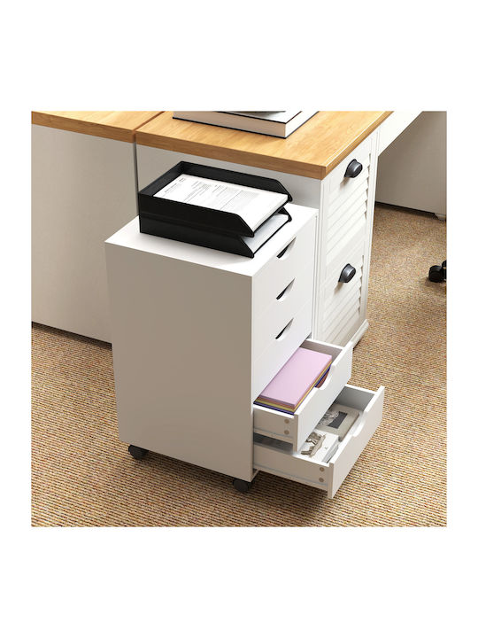Schublade Büro aus MDF White 40x40x67cm
