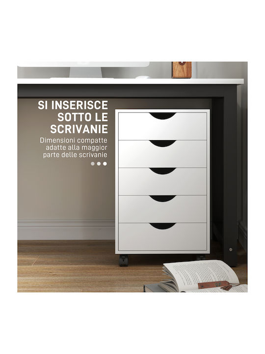 Schublade Büro aus MDF White 40x40x67cm