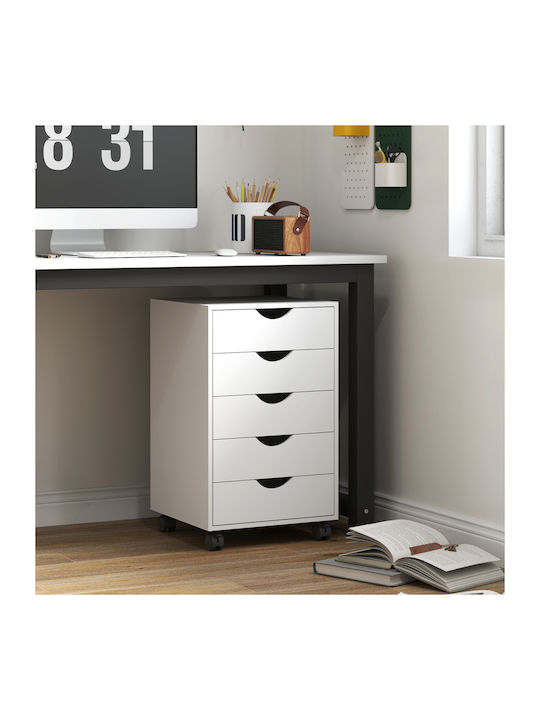 Schublade Büro aus MDF White 40x40x67cm