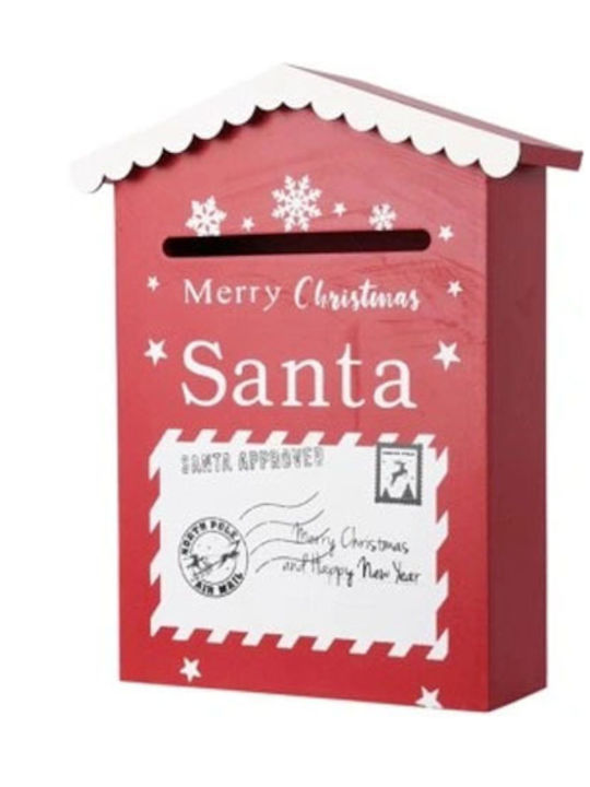Christmas Wooden Figure Mailbox Height 20cm Decorative (Μiscellaneous Designs/Colors)