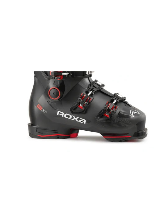 Roxa R Fit Unisex Μπότες Σκι Μαύρο-κόκκινο