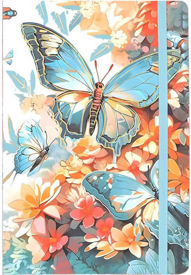 Salko Paper Notebook A5 40 Sheets with White Pages Design 1