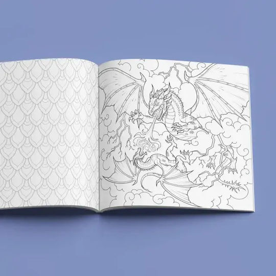 Anti-Stress Colouring Book Fourth Wing: Colouring and Stickers Official Edition