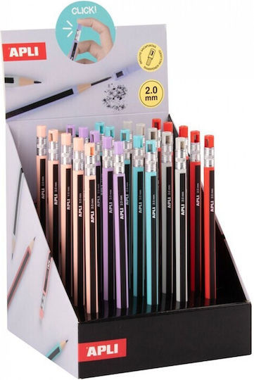 Apli Mechanical Pencil with Sharpener 1pcs Gray