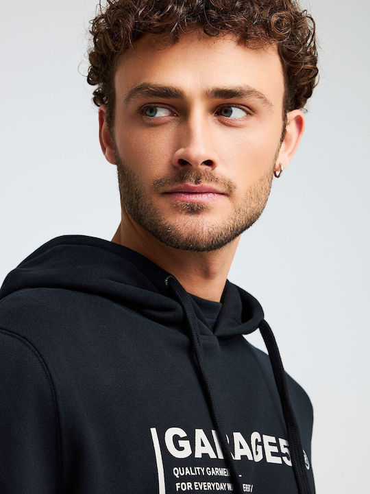 Sweatshirt mit Kapuze Schwarz
