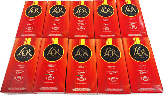 L'Or Κάψουλες Σοκολάτα Συμβατές με Μηχανή Nespresso 10caps