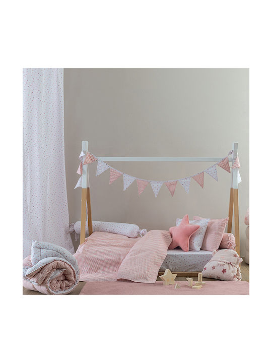 Palamaiki Curtain with Tab Top Bon Bon Pink 170x270cm