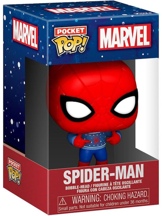 Funko Pop! Tees Marvel: Marvel - Holiday Spiderman Child (M) Bundle