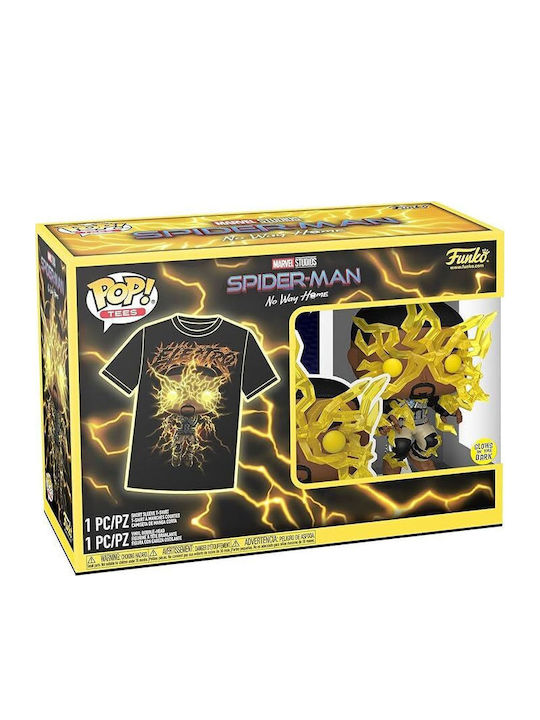 Funko Pop! Tees Filme: Spider-Man - Electro (Extra Groß) (XL) Leuchtet im Dunkeln