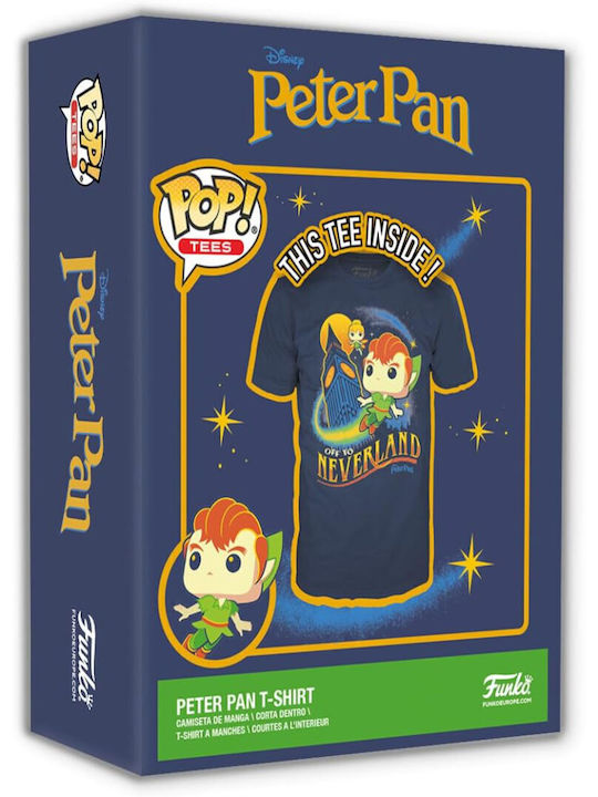 Funko Pop! Tees Filme: Peter Pan - Peter Pan (L) - Mare Încadrat (L)