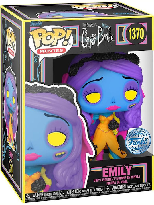 Funko Pop! Tees Movies: Corpse Bride - Emily (Black Light) (L) (Blacklight) (L)