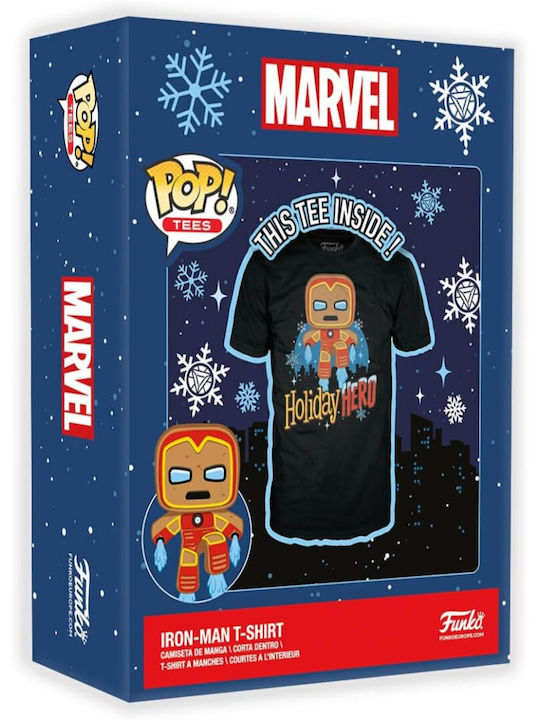 Funko Pop! Tees Marvel: Gingerbread Iron Man (S) Gingerbread (S)