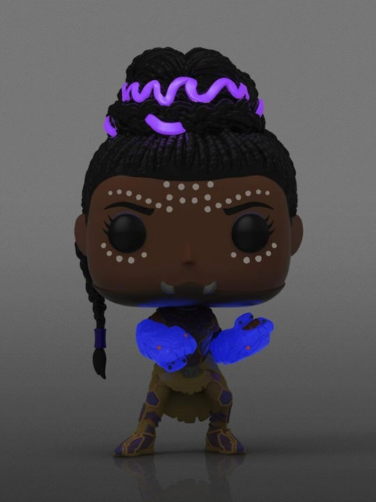 Funko Pop! Tees Marvel: Black Panther - Shuri (L) - Mare (L) Bobble-Head & Strălucește în întuneric Ediție Specială