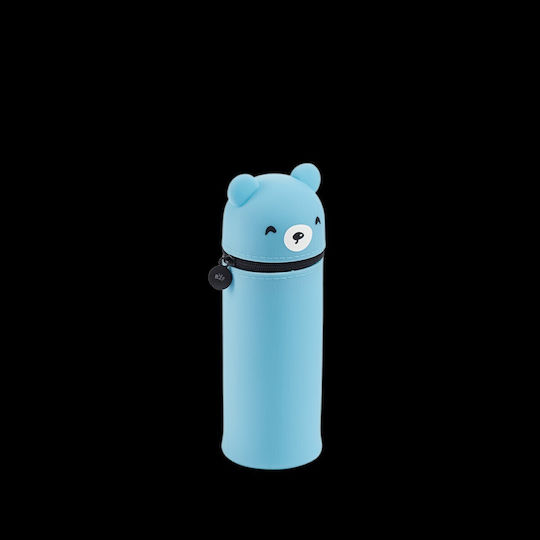 Silicone Pencil Case 16.7x6.5/21x6.5cm Bear Mr19382 Miquelrius