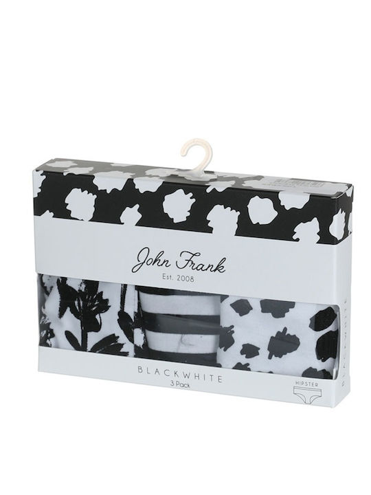 Black & White Βαμβακερά Γυναικεία Slip 3Pack