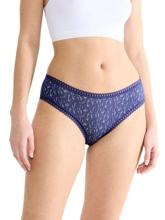 Βαμβακερά Women's Slip 3Pack Blue