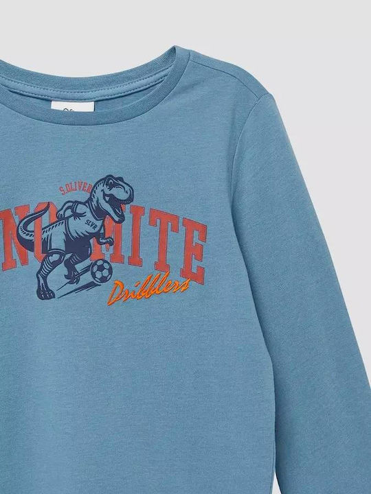 Kids' Shirt Long Sleeve Blue Raff