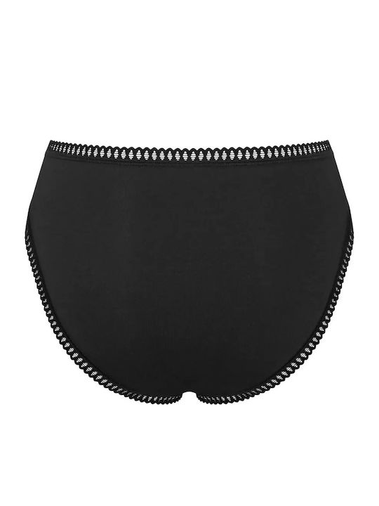 Βαμβακερά Дамско Слип 3Pack Black