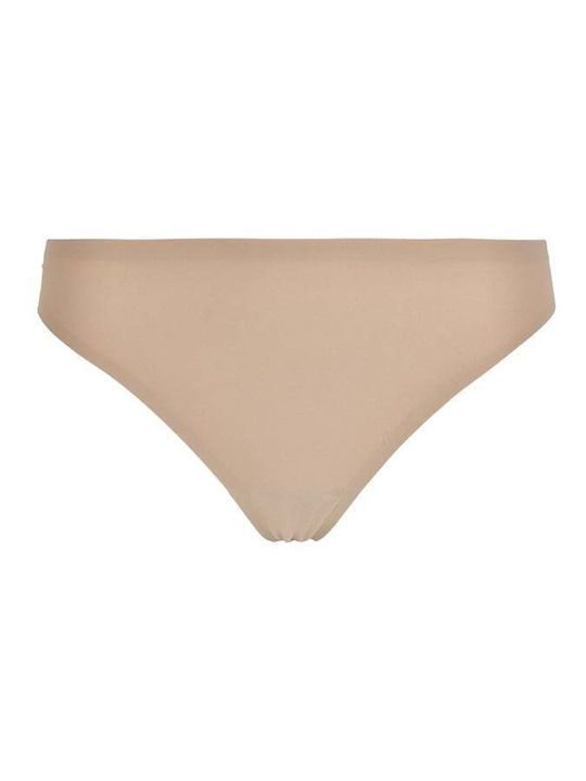 Damen Zeichenfolge Nahtlos Beige