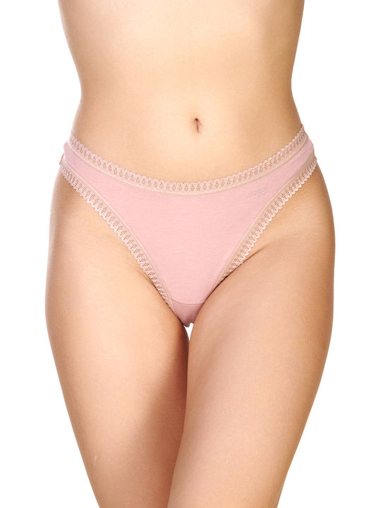 Βαμβακερά Women's String 3Pack Chocolate