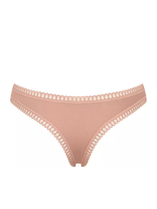 Βαμβακερά Women's String 3Pack Chocolate