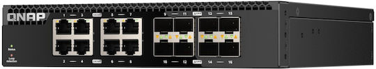 QNap QSW-3216R-8S8T Negestionat L2 Switch cu 8 Porturi Ethernet