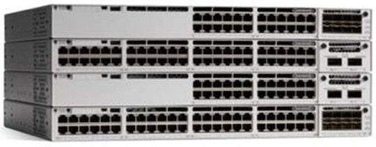 Cisco Catalyst 9300L Managed L2 PoE Switch με 48 Θύρες Gigabit (1Gbps) Ethernet