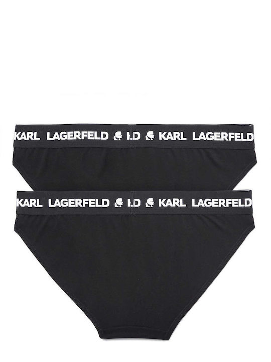 Karl Lagerfeld Slip 2Pack Black