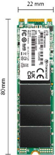 Transcend MTS825S SSD 2TB M.2 with SATA III Connection