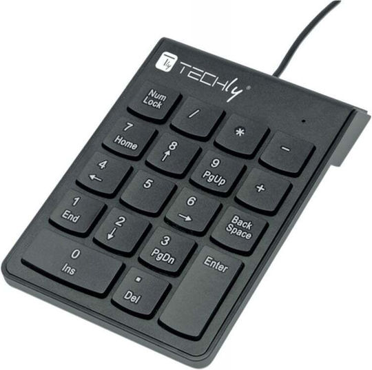 Techly IDATA KP-BLKTY Αριθμητικό Πληκτρολόγιο