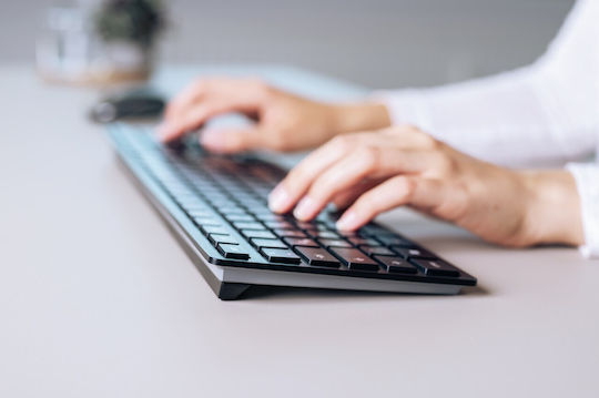 Cherry KW 9100 Kabellos Bluetooth Nur Tastatur Englisch US