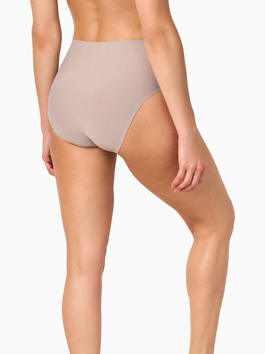 High Waist Women's Slip 2Pack Beige